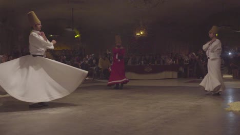 Whirling-Dervishes-Spin-In-A-Trance-In-A-Darkened-Mosque-In-Turkey-3