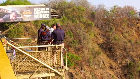 Incredible-Slow-Motion-Of-A-Man-Bungee-Jumping-Off-A-Bridge-In-Zambia-Zimbawbwe-Africa