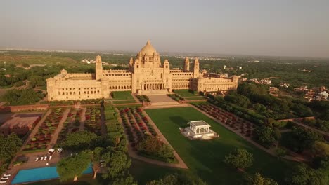 An-aerial-view-shows-the-Umaid-Bhawan-Palace-and-its-grounds-in-Jodhpur-India-1