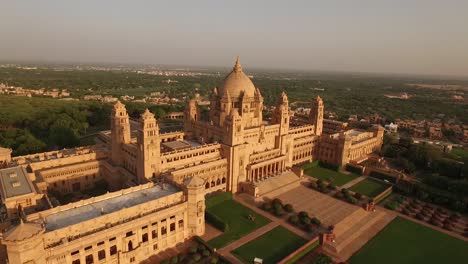 An-vista-aérea-view-shows-the-Umaid-Bhawan-Palace-in-Jodhpur-India-1