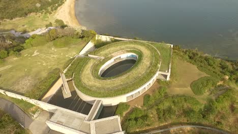 An-aerial-view-shows-the-Benesse-House-on-Naoshima-Island-in-Japan-2