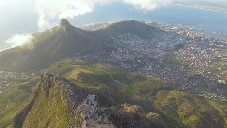 An-aerial-view-shows-Table-Mountain-in-Cape-Town-South-Africa
