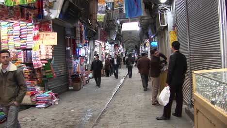 A-shoppers-pass-through-a-bazaar-in-Iran