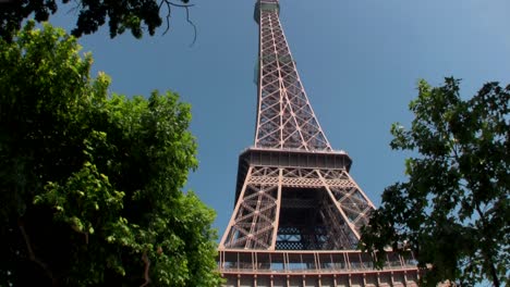 Handheld-tilt-up-to-Eiffel-Tower-paris