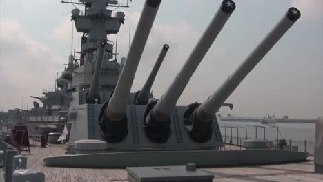 The-gun-turrets-of-a-battleship-stand-ready