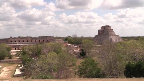Establishing-shot-of-the-Sayil-Palace-in-the-Yucatan-Peninsula-of-Mexico