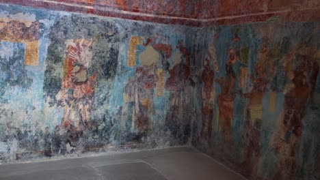 Die-Alten-Und-Mysteriösen-Bonampak-maya-wandbilder-Im-Mexikanischen-Yucatan