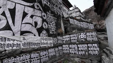 Large-stone-monument-with-Sanskrit