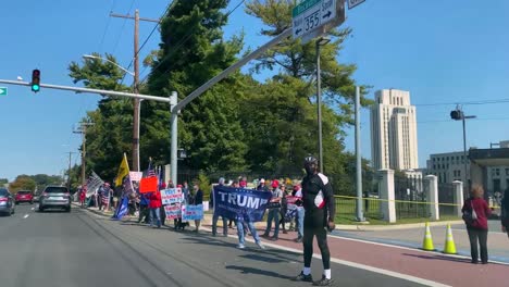 Supporters-Of-President-Donald-Trump-Rally-Outside-Walter-Reed-Hospital-When-He-Is-Hospitalized-For-Covid19