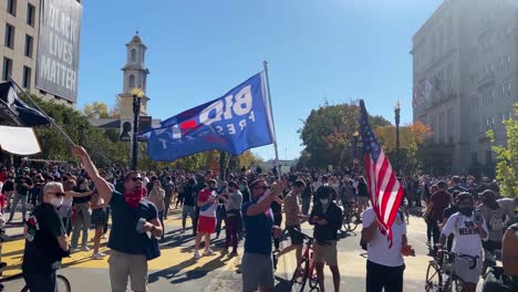 Crowds-Gather-On-Streets-In-Washington-Dc-To-Celebrate-The-Victory-Of-Joe-Biden-Over-Donald-Trump-In-The-US-Presidential-Elections-2