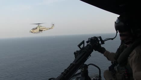 Good-Footage-Of-A-Marine-Ah1-Super-Cobra-Attack-Helicopter-In-Flight