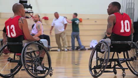 Wounded-And-Disabled-Army-Veterans-Compete-In-Wheelchair-Basketball