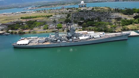 Antennen-über-Pearl-Harbor-Memorial-Hawaii