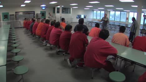 Shots-Inside-The-Krome-Transitional-Center-In-Miami-Florida-As-Inmates-Listen-To-A-Religious-Lecture