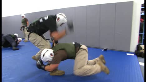 Border-Patrol-Police-And-Dea-Agents-Learn-Hand-To-Hand-Combat-Skills-At-The-Border-Protection-Advanced-Training-Center