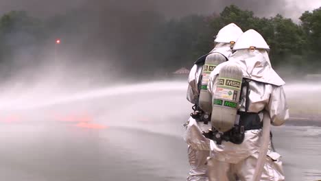 Firefighters-Battle-A-Practice-Chemical-Fire-3