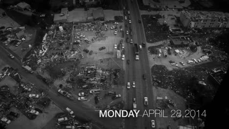 Aufnahmen-Vom-Tornado-Im-April-2014,-Der-Tupelo-Mississippi-Traf