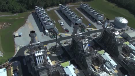 Aerial-Over-A-Power-Plant-Electric-Generation-Station