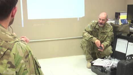 Army-Opthamologists-Work-With-Patients-In-A-Clinic-In-Afghanistan