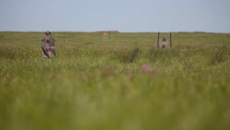 Army-Soldiers-Practice-At-An-Outdoor-Target-Range-In-Romania