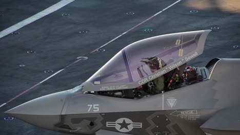 Various-Jets-Land-On-The-Deck-Of-An-Aircraft-Carrier-1