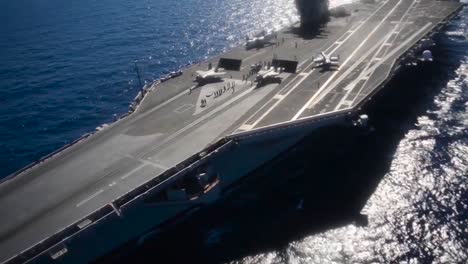 Aerial-Over-An-Aircraft-Carrier