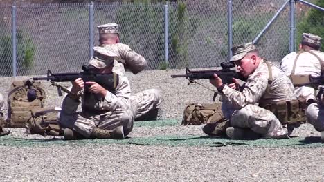 Marine-Corps-Officers-Practicing-Marksmanship-At-A-Firing-Range-2