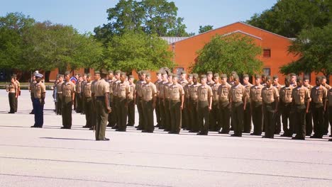 Us-Marines-Graduate-And-Parade-At-Graduation-Ceremonies-2