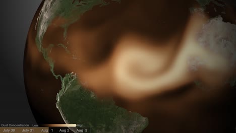 A-Global-Visualization-Of-Massive-Dust-Clouds-From-The-Sahara-Moving-Across-The-Earth