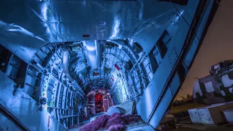 Great-Time-Lapse-Shots-Through-A-Junkyard-Or-Boneyard-Of-Abandoned-Airplanes-At-Night-2