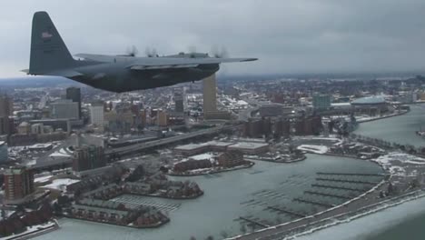 Pov-Shot-From-A-Kc-135-Stratotanker-Flying-Over-Buffalo-New-York-1
