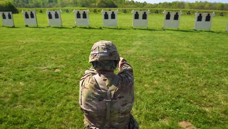 A-Soldier-Fires-A-Pistol-During-A-Target-Practice-Marksmanship-Competition-1