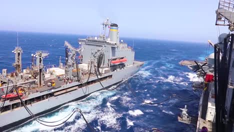 The-Us-Navy-Conducts-A-Replenishment-At-Sea-Operation-1
