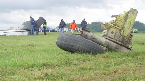 Field-Investigators-From-The-Ntsb-Document-The-Wreckage-Of-A-Cargo-Plane-Crash-At-Charleston-Yeager-Airport-4