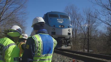 Field-Investigators-From-The-Ntsb-Investigate-An-Amtrak-Train-Crash-Collision-With-Garbage-Truck-In-Virginia