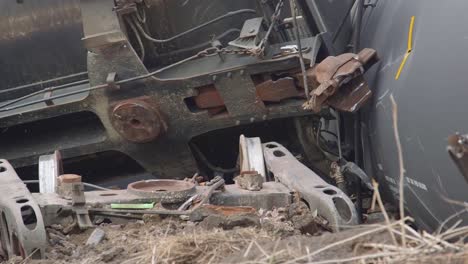 Field-Investigators-From-The-Ntsb-Investigate-An-Oil-Tanker-Train-Wreck-Crash-Near-Graettinger-Iowa-3