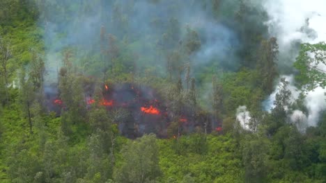 Vista-Aérea-De-La-Erupción-De-2018-Del-Volcán-Kilauea-Cerca-De-Pahoa-En-La-Isla-Grande-De-Hawai