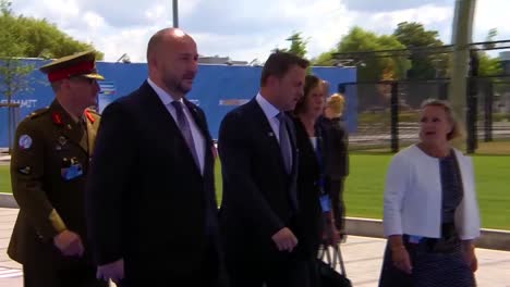 Der-Luxemburgische-Premierminister-Xavier-Bettel-Kommt-Zum-Nato-Gipfel-In-Brüssel-Belgien-1