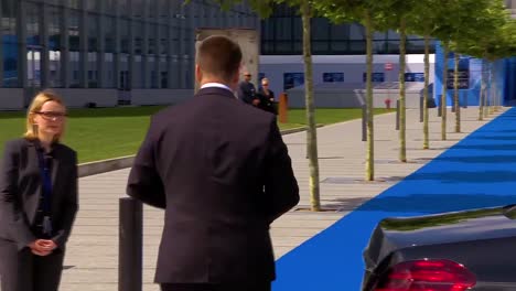 Estonia-Prime-Minister-Jøri-Ratas-Arrives-At-The-Nato-Summit-In-Brussels-Belgium
