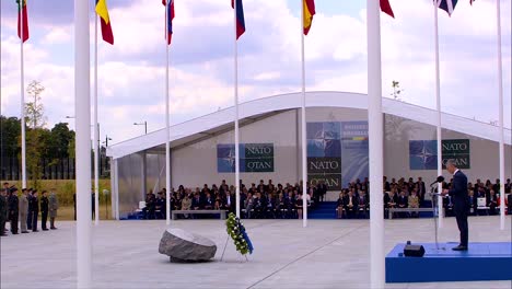Nato-Generalsekretär-Jens-Stoltenberg-Hält-Eine-Rede-Auf-Dem-Gipfel-In-Brüssel-Belgien-1