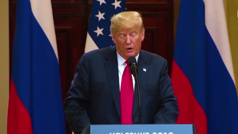 Us-President-Donald-Trump-Holds-A-Disastrous-And-Much-Criticized-Press-Conference-With-Russia-Federation-Vladimir-Putin-Following-Their-Summit-In-Helsinki-Finland-Trump-Criticizes-The-Mueller-Investigation-Supports-Putin-Idea-To-Bring-Meuller-To-Russia