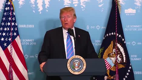 Us-President-Donald-Trump-Calls-Some-Members-Of-The-Press-Fake-News-At-A-Press-Conference-Following-The-G7-Summit