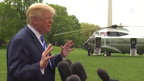 Us-President-Donald-Trump-Speaks-To-Reporters-About-The-Fbi-Probe-That-He-Has-Done-Nothing-Wrong-No-Collusion-Would-Love-To-Speak-To-Mueller