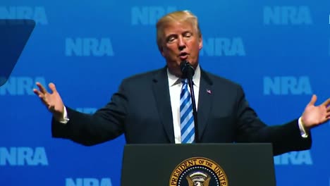 Us-President-Donald-Trump-Speaks-To-The-Nra-About-His-Poll-Numbers-And-Popularity-And-Calls-The-Media-Fake-News