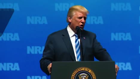 Us-President-Donald-Trump-Speaks-To-The-Nra-About-His-Poll-Numbers-And-Popularity-And-Talks-About-Himself-In-The-Third-Person