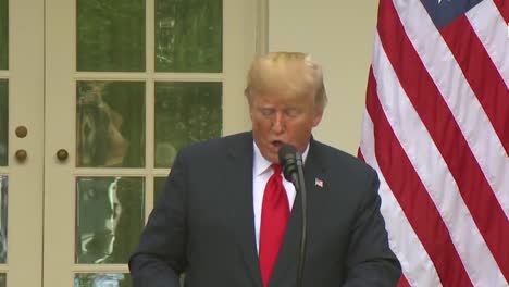 Us-President-Donald-Trump-At-A-Joint-Press-Conference-With-European-Commission-Jeanclaude-Juncker-At-The-White-House-Discusses-Trade-Policy