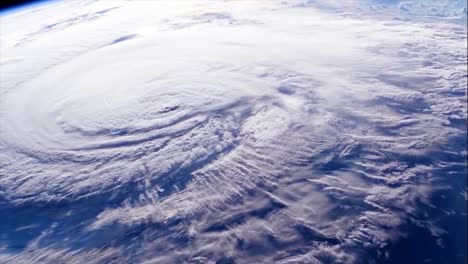 Shots-From-Nasa-Space-Station-Of-Hurricane-Florence-Approaching-The-Coast-Of-North-America-12