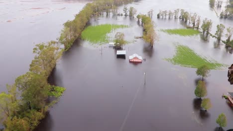 Helicopter-Aerials-Over-The-Flooding-And-Damage-Destruction-Caused-By-Hurricane-Florence-In-North-Carolina