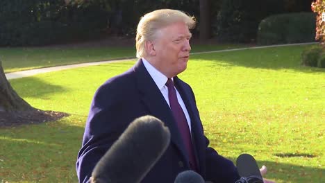 Us-President-Donald-Trump-Speaks-To-Reporters-In-Press-Corps-And-Claims-To-Have-No-Business-Dealings-With-Saudi-Arabia-Saying-Being-President-Has-Cost-Him-A-Fortune