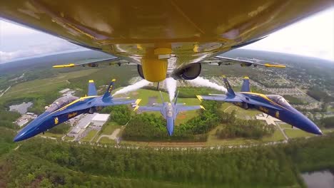 The-Us-Navy-Blue-Angels-Fly-In-Tight-Squadron-Formation-In-An-Air-Show-In-This-Amazing-Pov-Shot